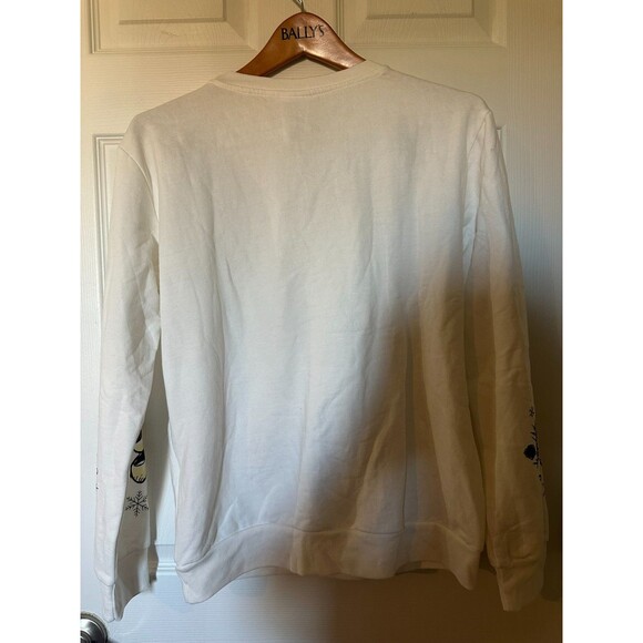 NEW NWT White Med WINNIE THE POOH Christmas Holiday LIGHT UP Roomy Sweatshirt - Picture 6 of 9